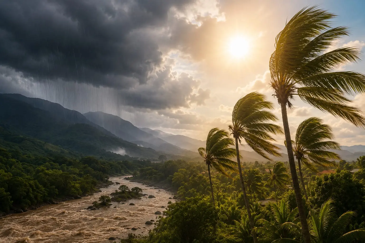 Clima: disminuyen lluvias en Veracruz este lunes; prevén más calor