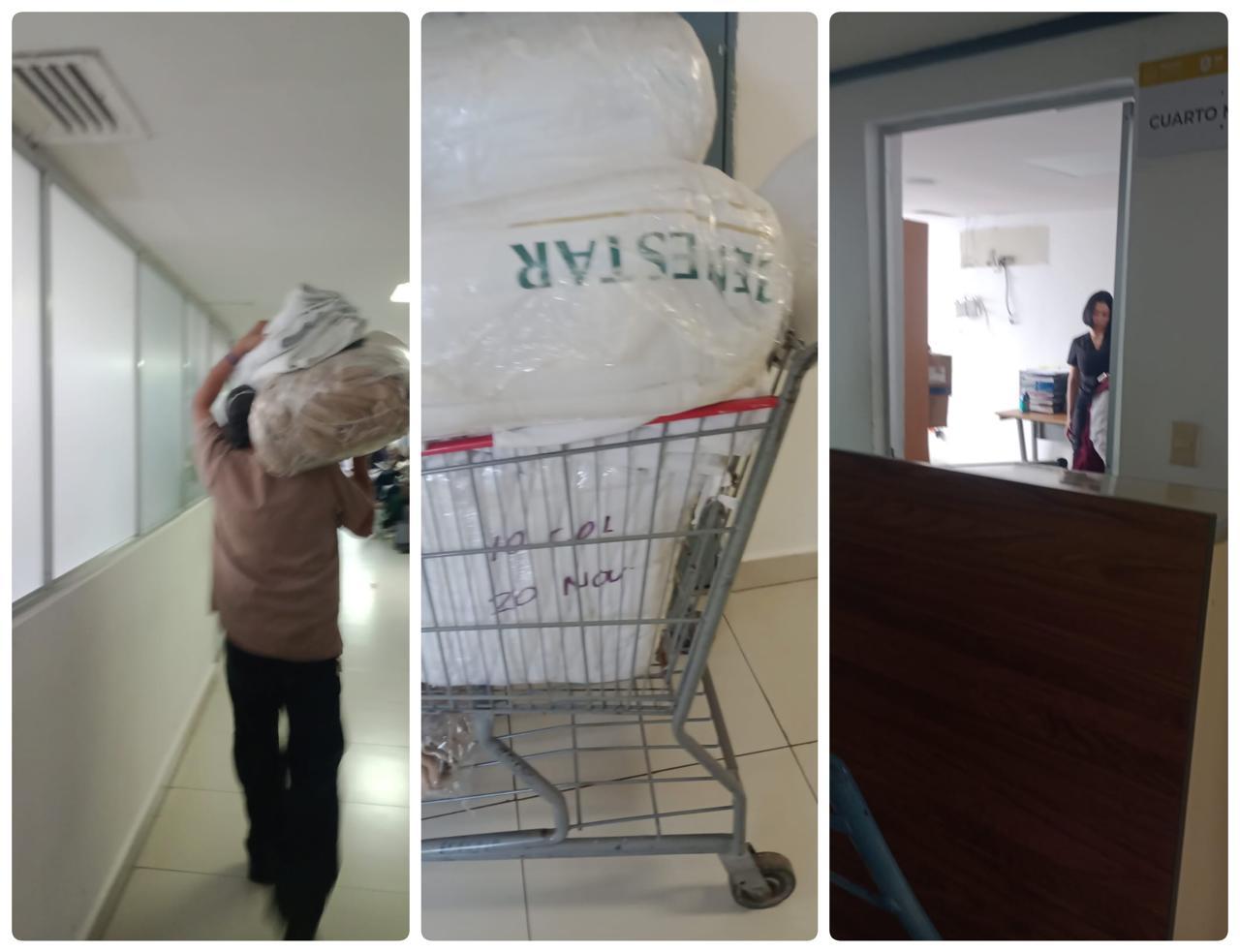 Tras denuncia, retiran batas y sábanas rotas en Torre Pediátrica