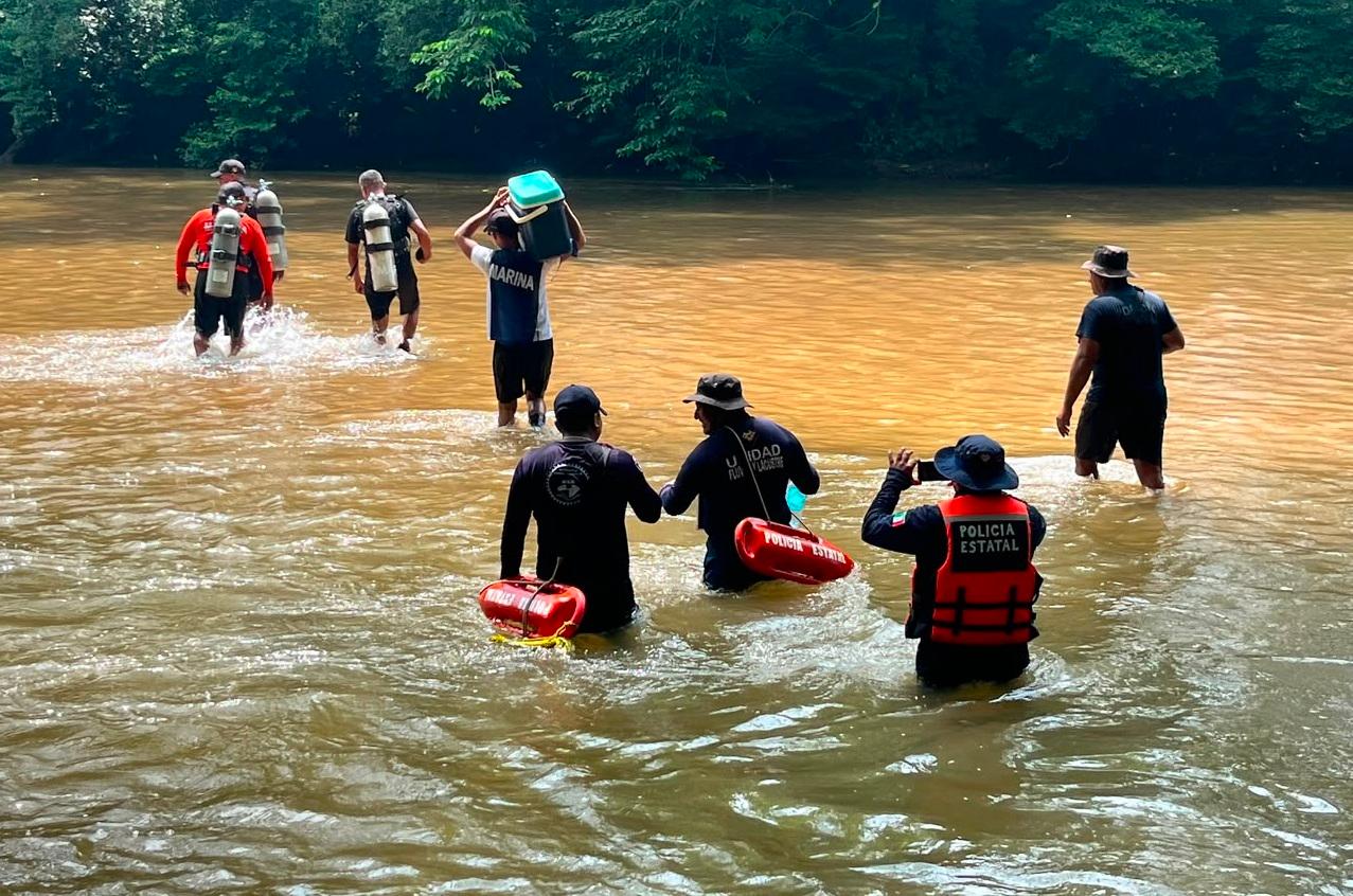 Suspenden búsqueda de pescador en cenote de Uxpanapa