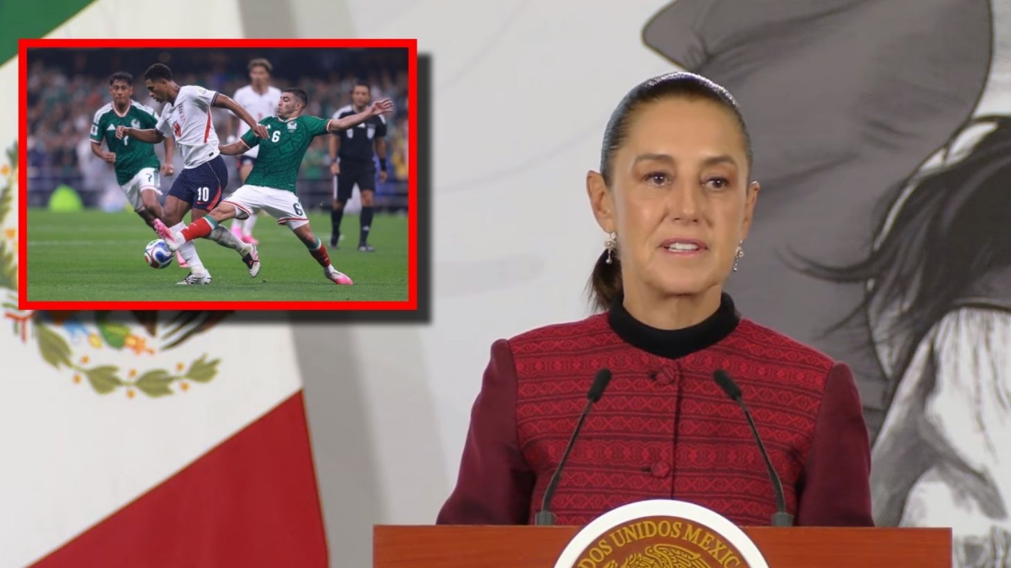 “Nos dieron mucha alegría a todos los mexicanos”, dice Sheinbaum tras el triunfo de Inglaterra vs México