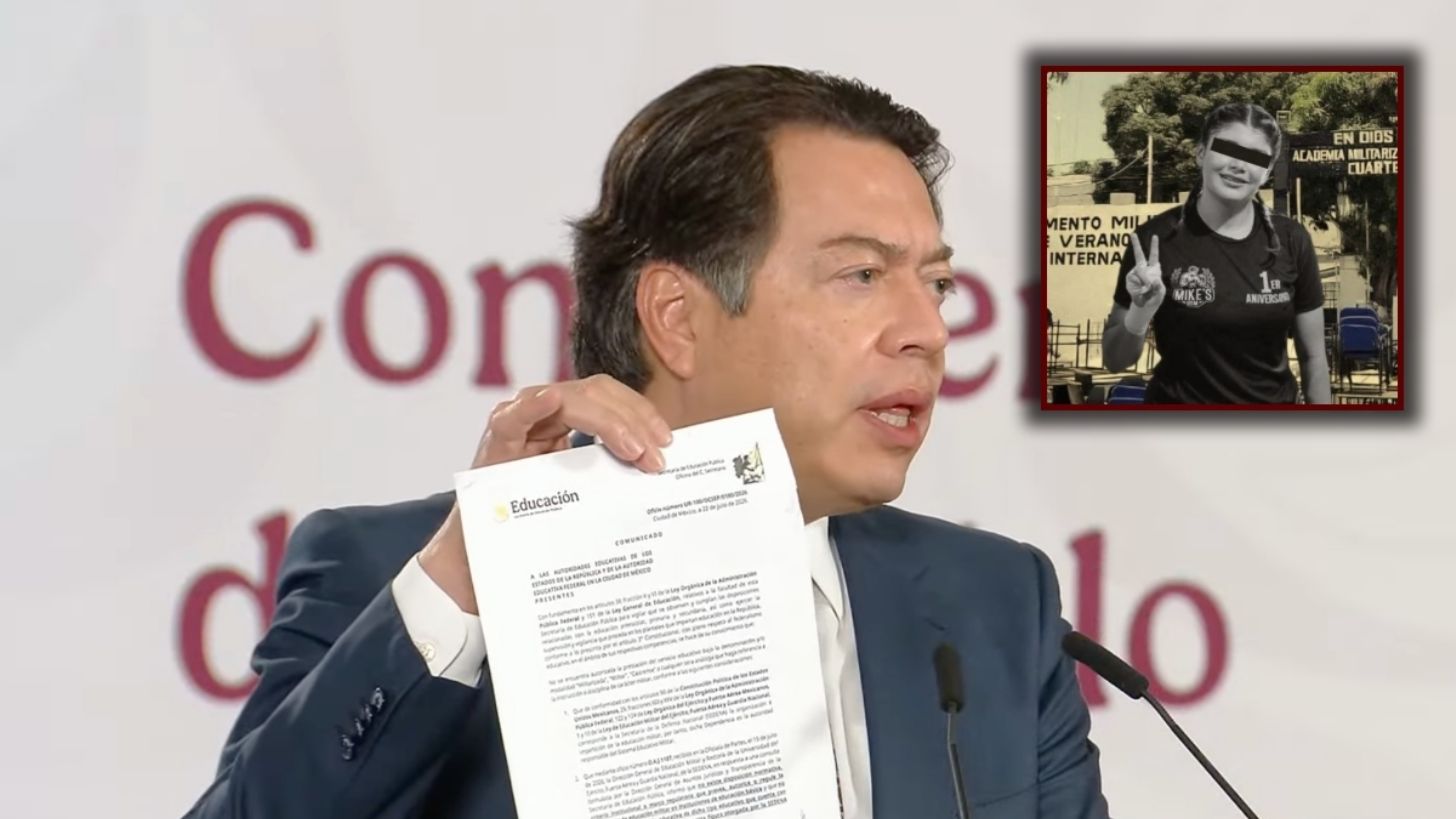 “No está autorizada por la ley la educación militarizada”, dice la SEP tras feminicidio de Dafne Zapata Quintos