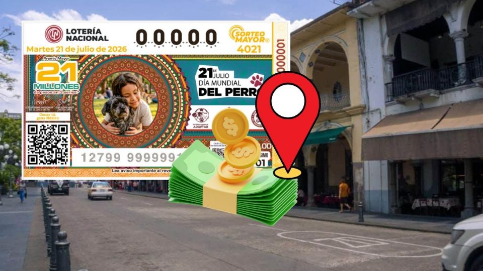Lotería Nacional: cae premio de 300 mil pesos en este municipio de Veracruz