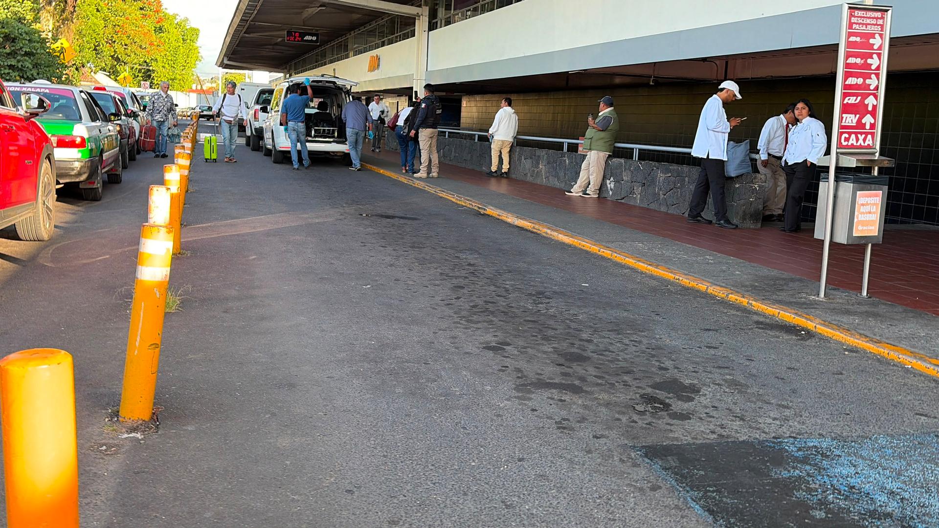 Muere hombre en sala de espera de la Central de Autobuses de Xalapa