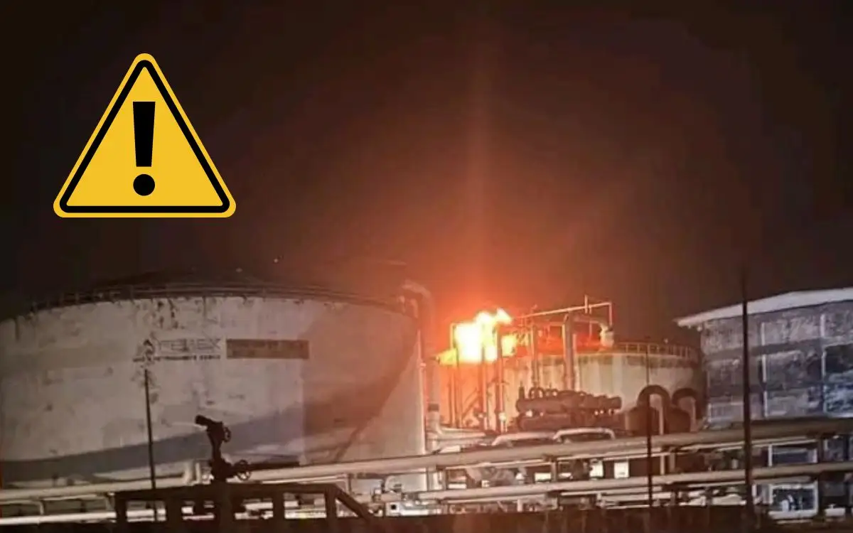 Incendio en Terminal Pajaritos de Coatzacoalcos cumple más de 36 horas activo; fuego se reaviva