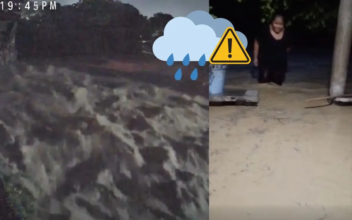 Fuertes lluvias causan inundación en Coyutla