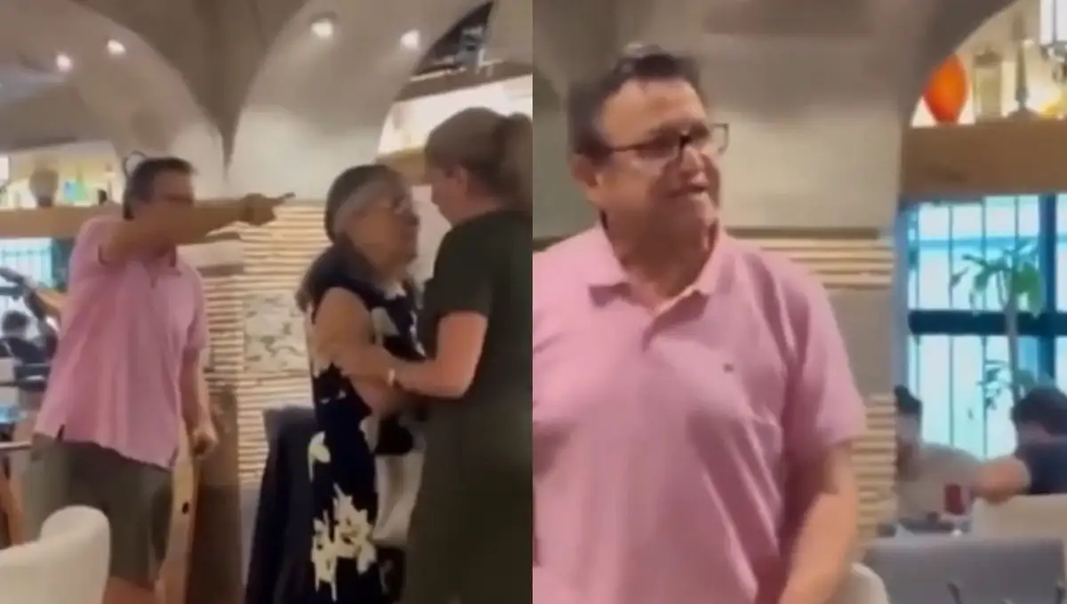 “Fuera Morena”, le gritan a hermano de AMLO, Arturo López, en restaurante de Coatepec