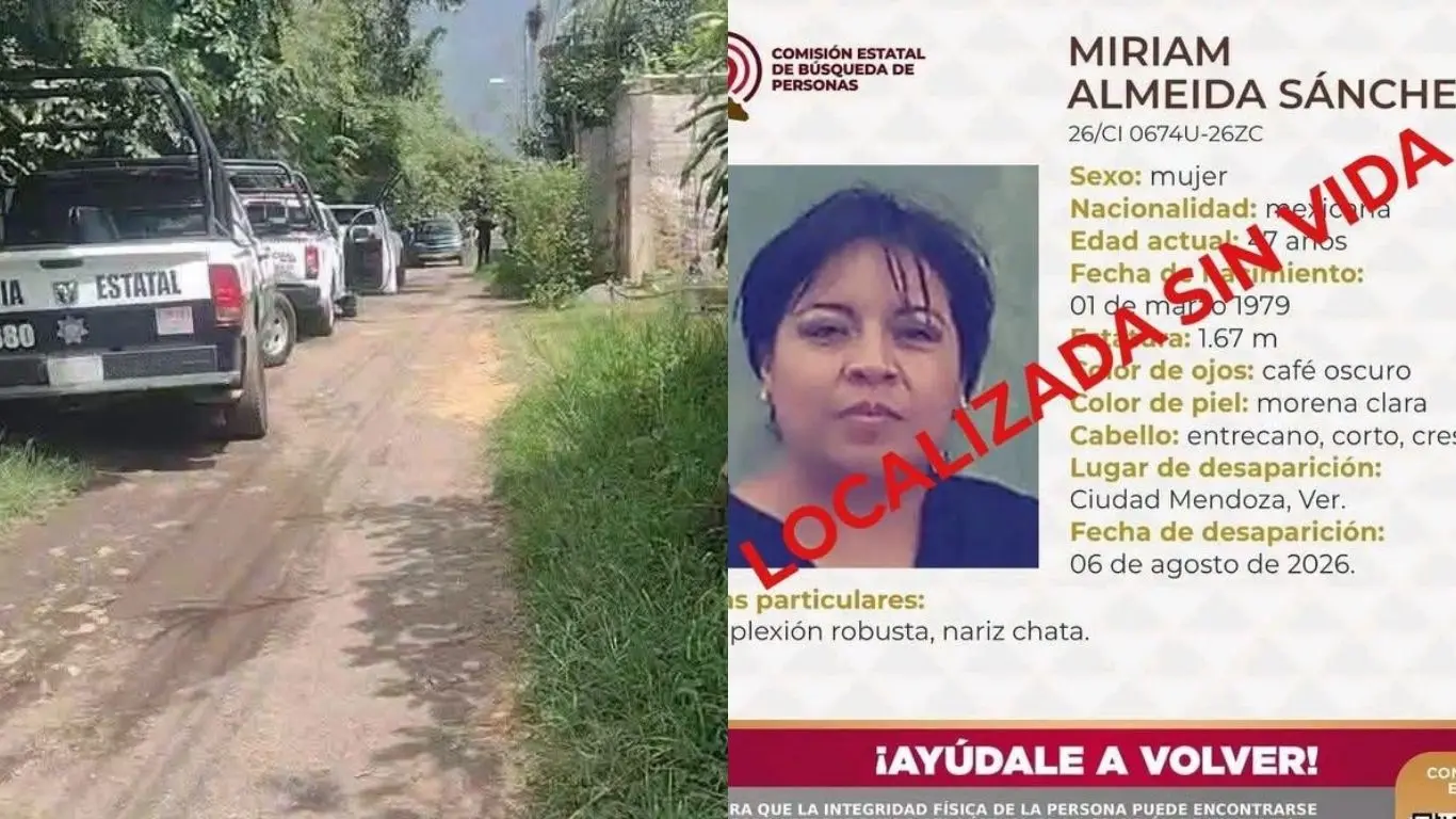 Identifican por ADN a Miriam Almeida, hallada sin vida en Nogales