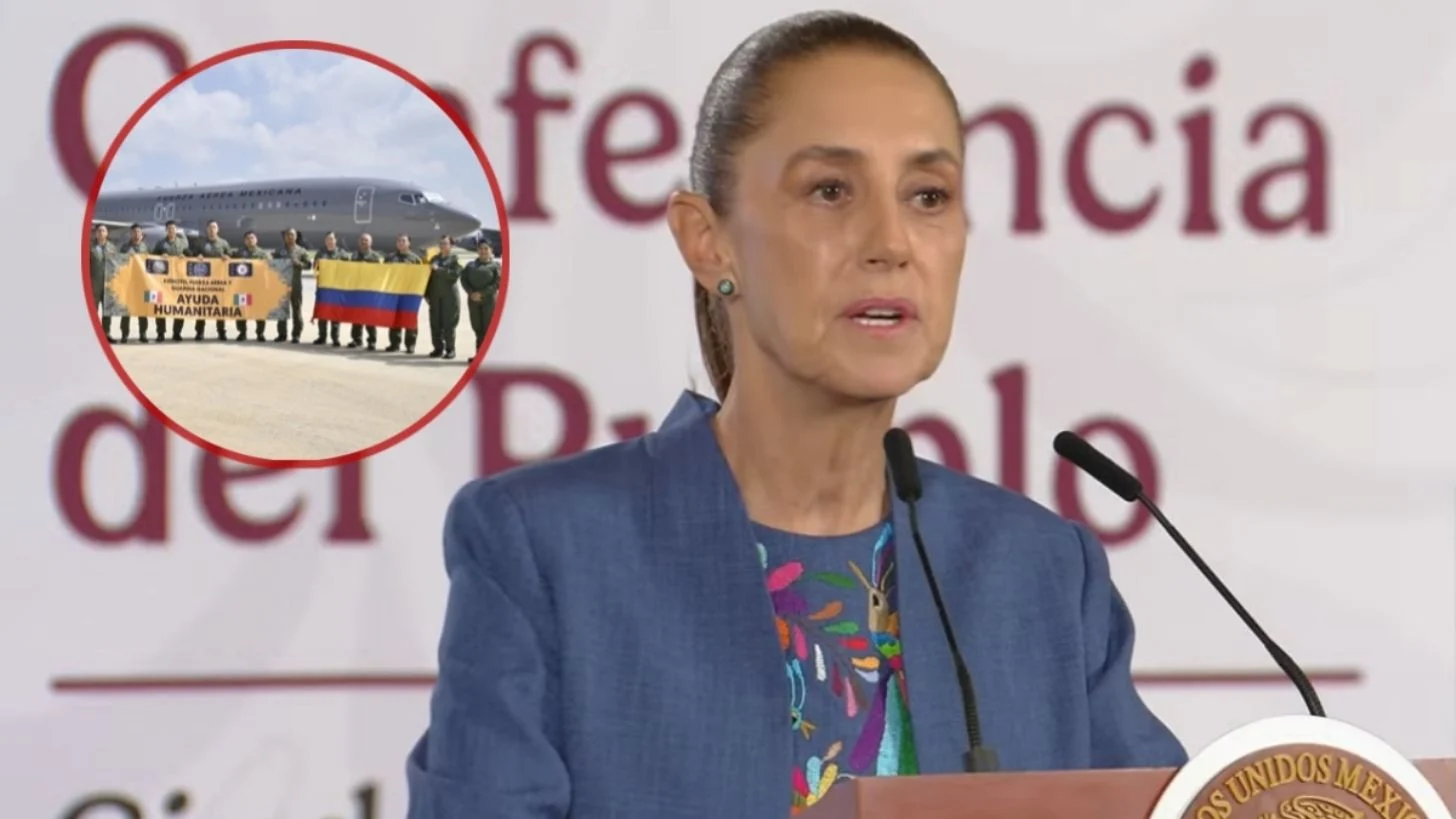 ¿Por qué el gobierno de Colombia no aprobó la ayuda de la brigada de rescatistas del Ejército mexicano? Sheinbaum lo explica