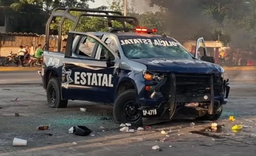 Separan a director de seguridad y 9 policías de Álamo tras violentas protestas