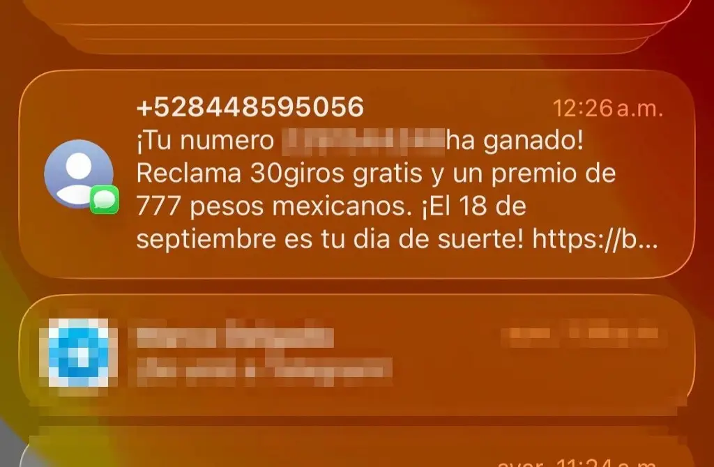 ‘Es tu día de suerte’: otra de las estafas que circula en Veracruz