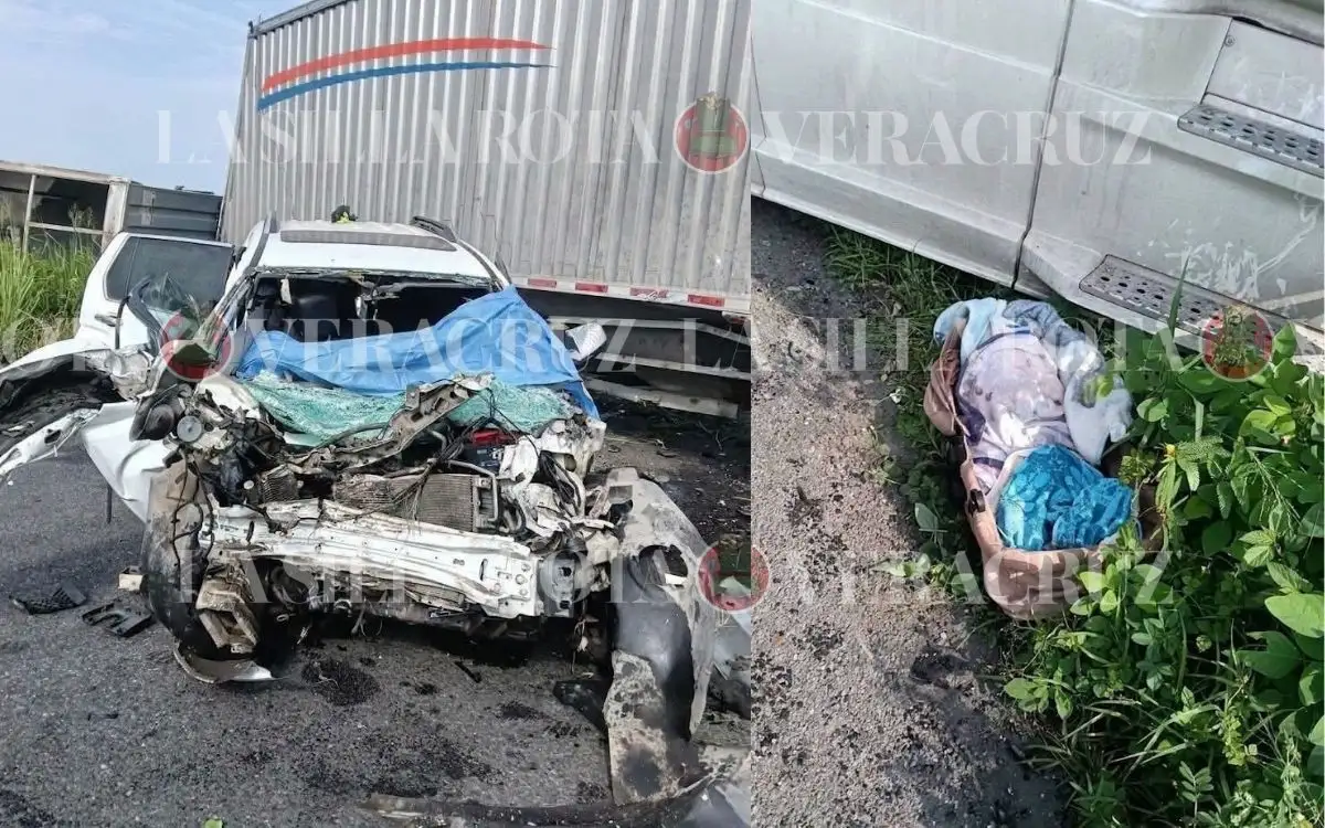 Tragedia en autopista Isla-Cosamaloapan: mueren recién nacido y 3 adultos en accidente
