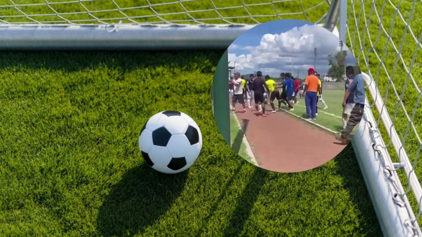 Hombre ataca a navajazos a jugadores durante partido local de cuartos de final en Tlaxcala