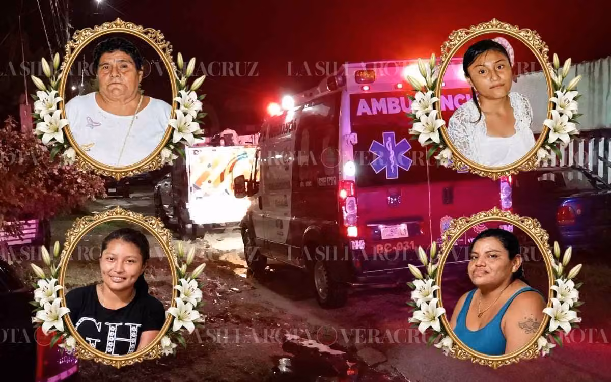 Madre, hija y nietas: las 4 víctimas de lluvias en Coatzacoalcos por frente frío