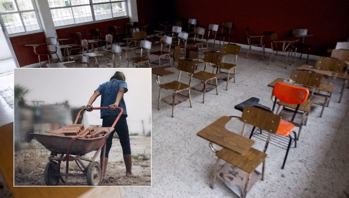 En Veracruz 1 de cada 6 menores dejó la escuela por dedicarse a trabajar