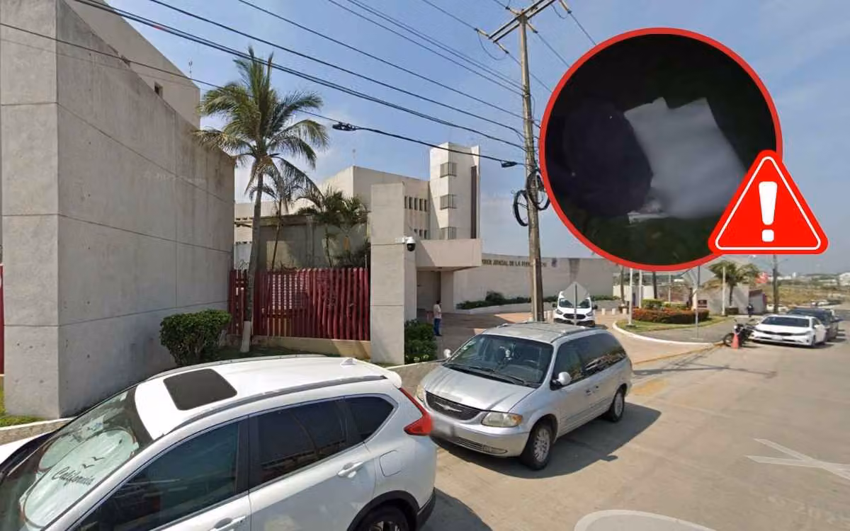 Abandonan mochila con cabeza humana frente al Poder Judicial de Coatzacoalcos