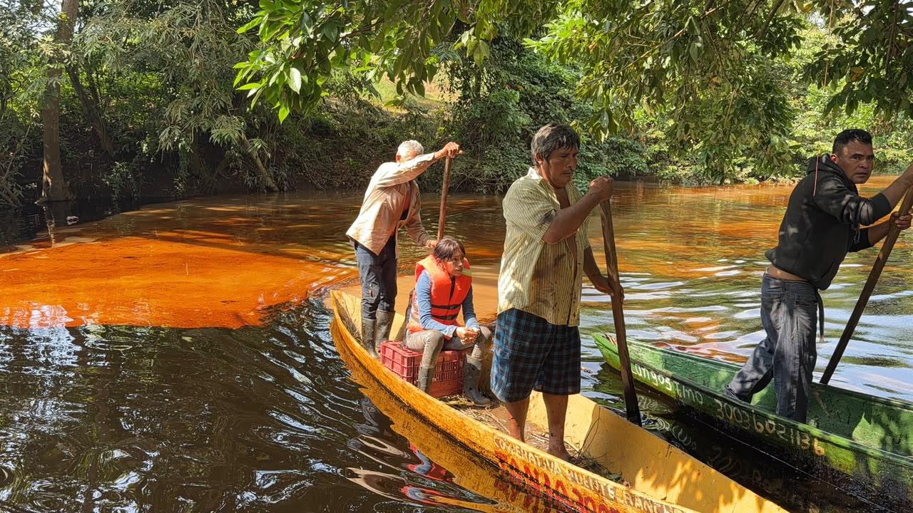 Derrame contamina 6 km del río Chacalapa; pescadores señalan a  Minera